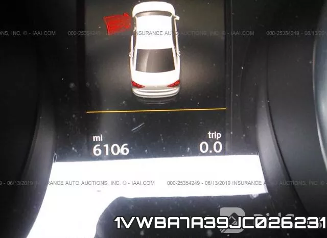 1VWBA7A39JC026231 фото 8