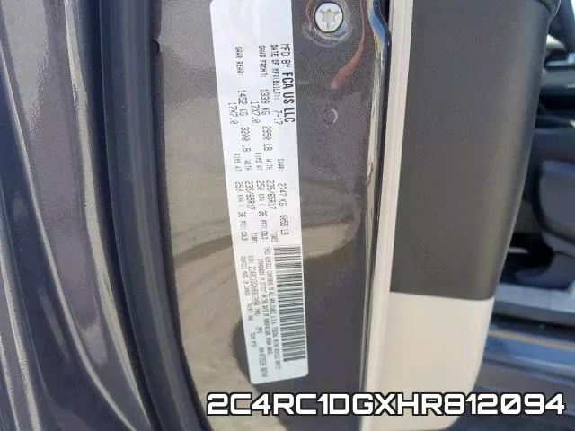 2C4RC1DGXHR812094 фото 2