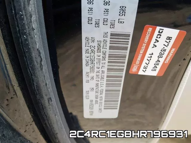2C4RC1EG8HR796931 фото 2