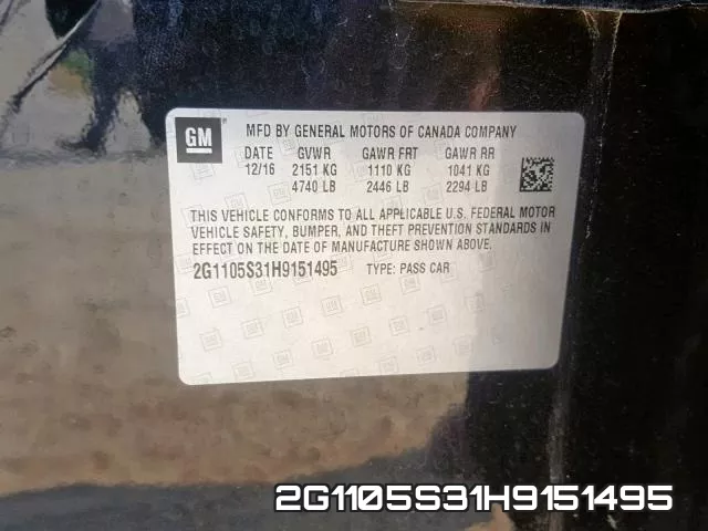 2G1105S31H9151495 фото 2