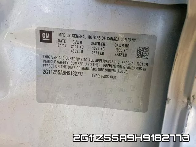 2G11Z5SA9H9182773 фото 2