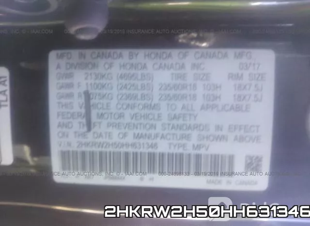 2HKRW2H50HH631346 фото 10