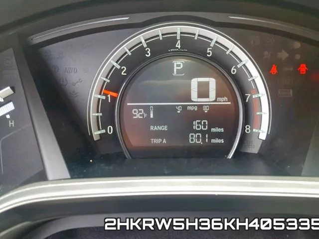 2HKRW5H36KH405335 фото 9
