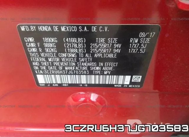 3CZRU6H37JG703583 фото 10