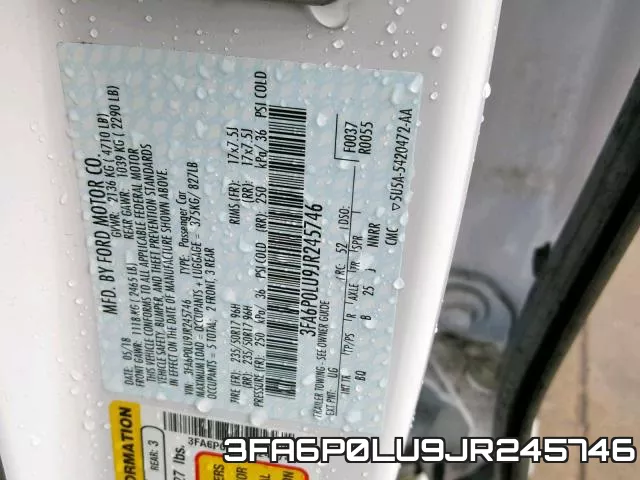 3FA6P0LU9JR245746 фото 2