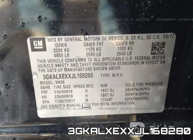 3GKALXEXXJL168280 фото 10
