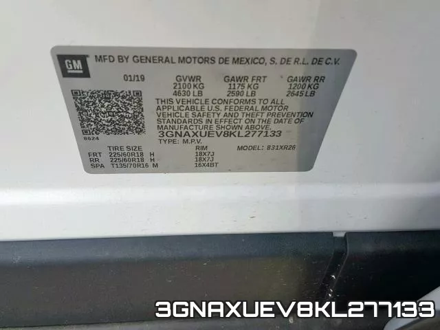 3GNAXUEV8KL277133 фото 2
