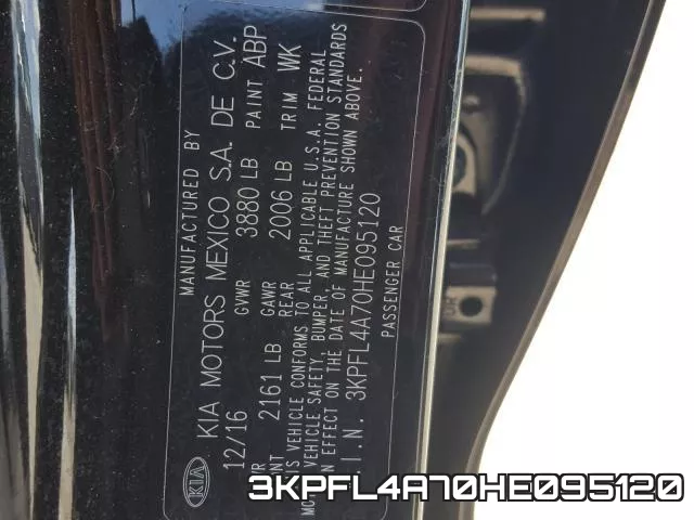 3KPFL4A70HE095120 фото 2