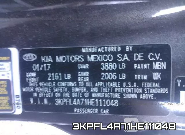 3KPFL4A71HE111048 фото 10