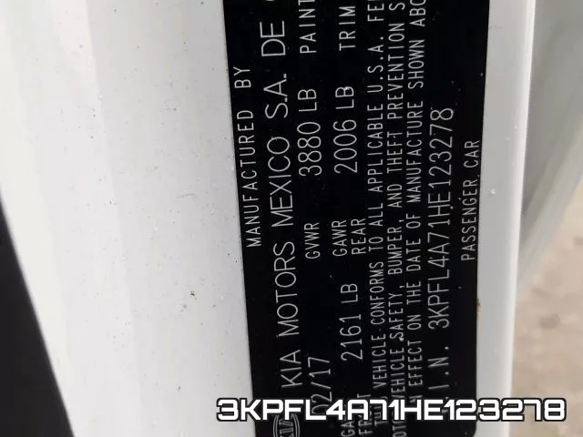 3KPFL4A71HE123278 фото 2