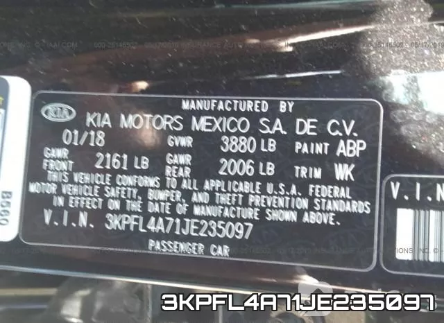 3KPFL4A71JE235097 фото 10