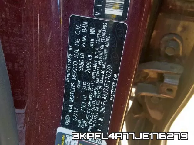 3KPFL4A77JE176279 фото 2