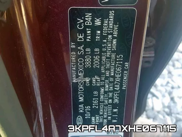 3KPFL4A7XHE067115 фото 2
