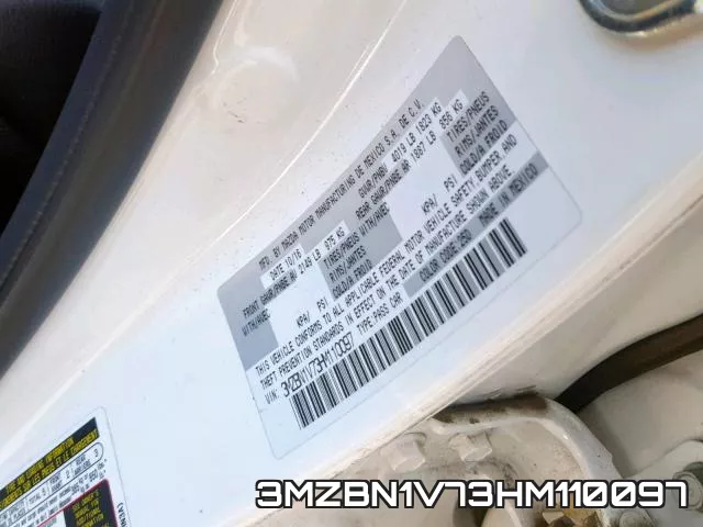 3MZBN1V73HM110097 фото 2