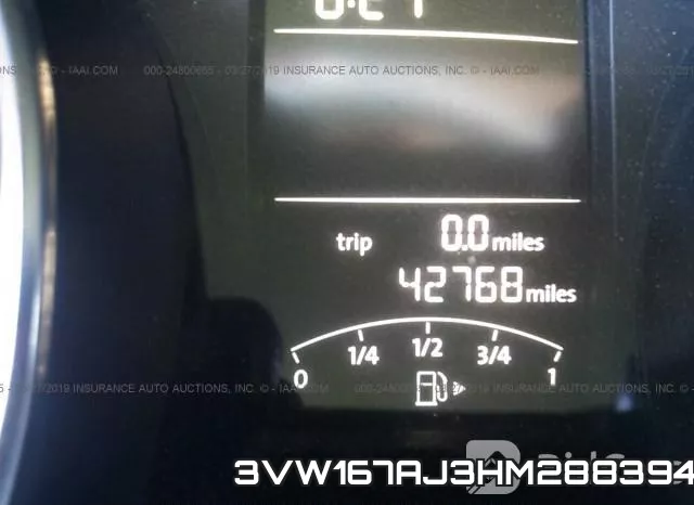 3VW167AJ3HM288394 фото 8