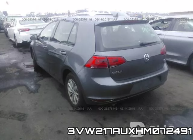 3VW217AUXHM072491 фото 4