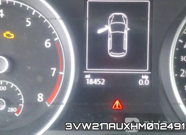 3VW217AUXHM072491 фото 8
