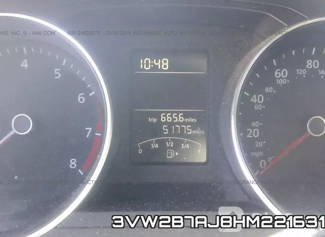 3VW2B7AJ8HM221631 фото 8