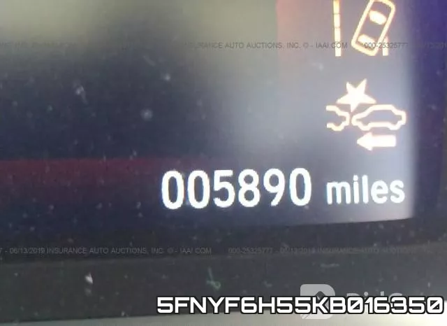 5FNYF6H55KB016350 фото 8