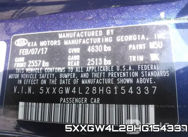 5XXGW4L28HG154337 фото 10