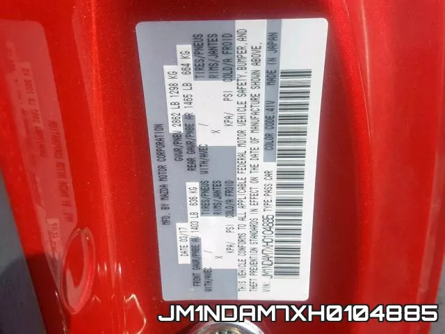 JM1NDAM7XH0104885 фото 2