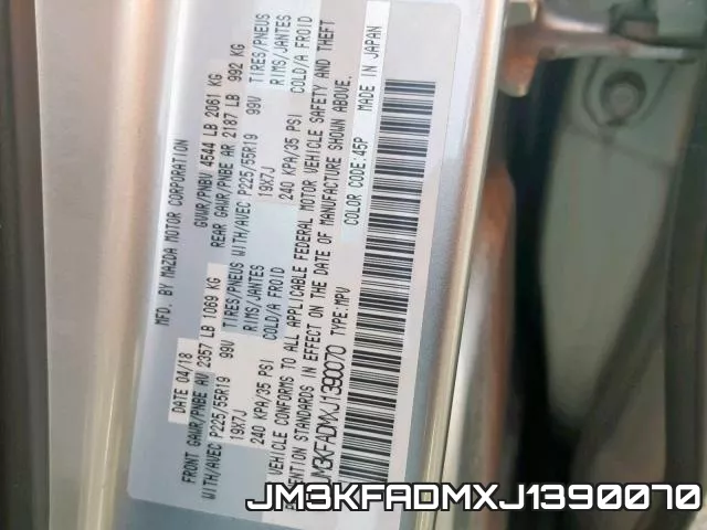 JM3KFADMXJ1390070 фото 2