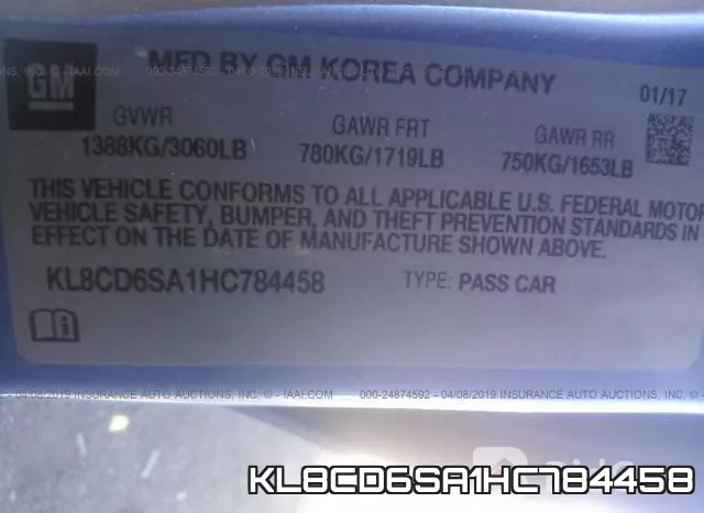 KL8CD6SA1HC784458 фото 10