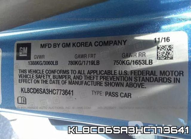 KL8CD6SA3HC773641 фото 10