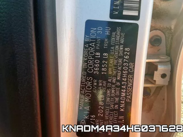 KNADM4A34H6037628 фото 2