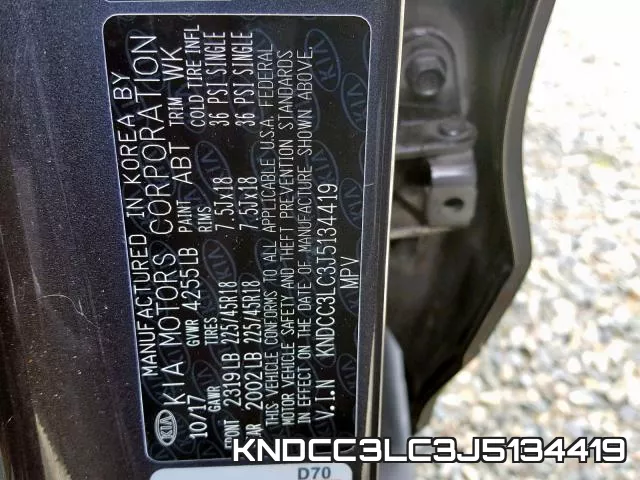 KNDCC3LC3J5134419 фото 2
