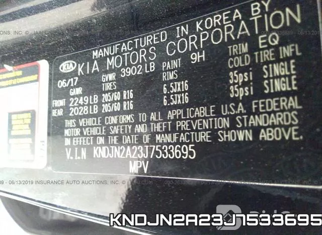 KNDJN2A23J7533695 фото 10