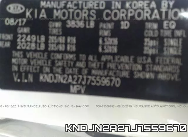 KNDJN2A27J7559670 фото 9