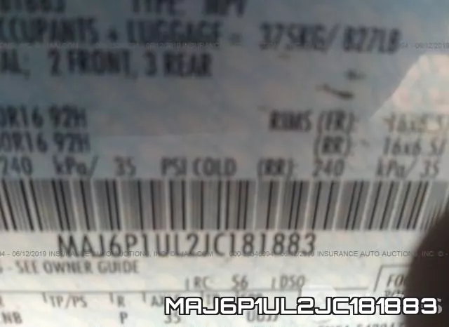 MAJ6P1UL2JC181883 фото 10