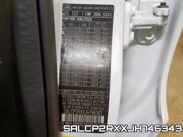 SALCP2RXXJH746343 фото 2