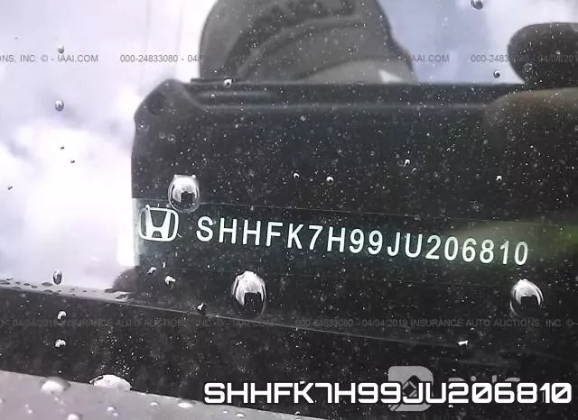 SHHFK7H99JU206810 фото 10