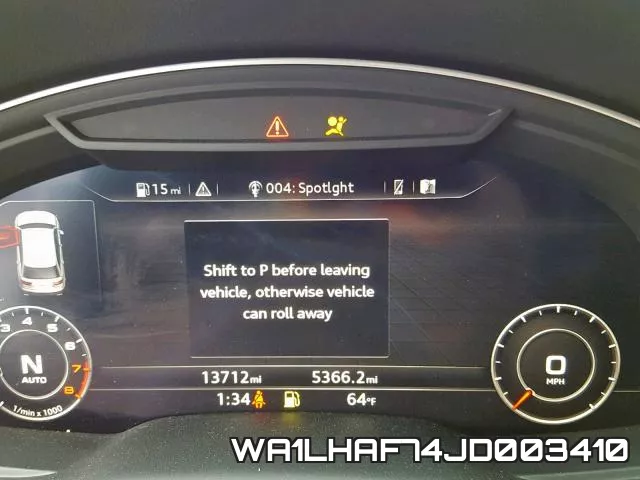 WA1LHAF74JD003410 фото 9