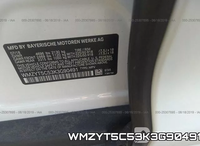 WMZYT5C53K3G90491 фото 10