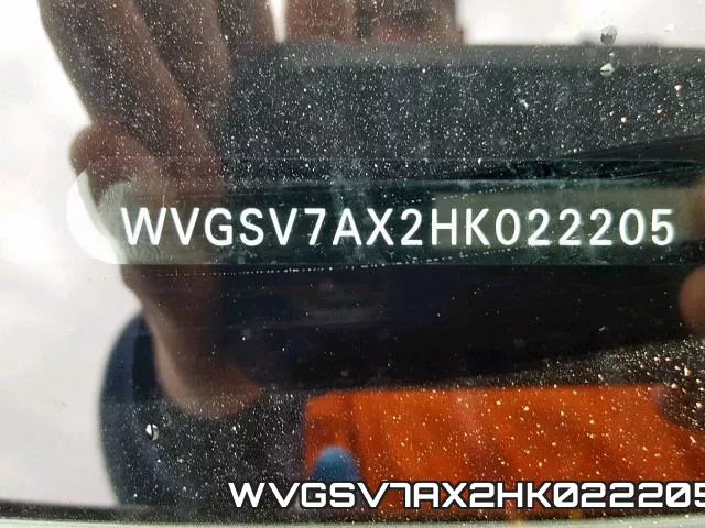 WVGSV7AX2HK022205 фото 2