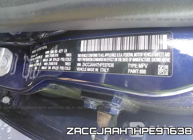ZACCJAAH7HPE97638 фото 10