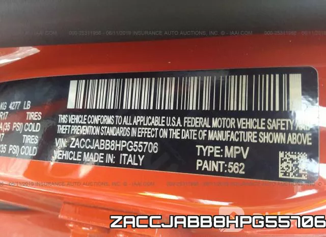 ZACCJABB8HPG55706 фото 10