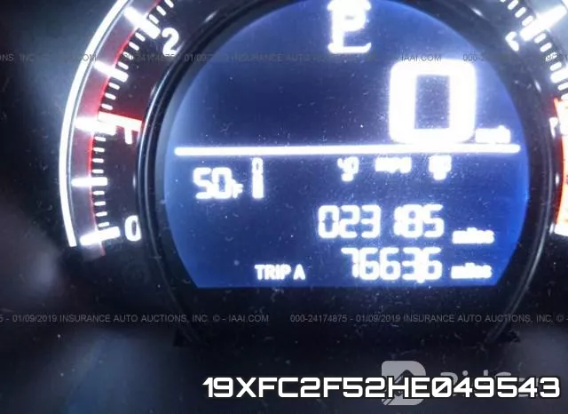 19XFC2F52HE049543 фото 8