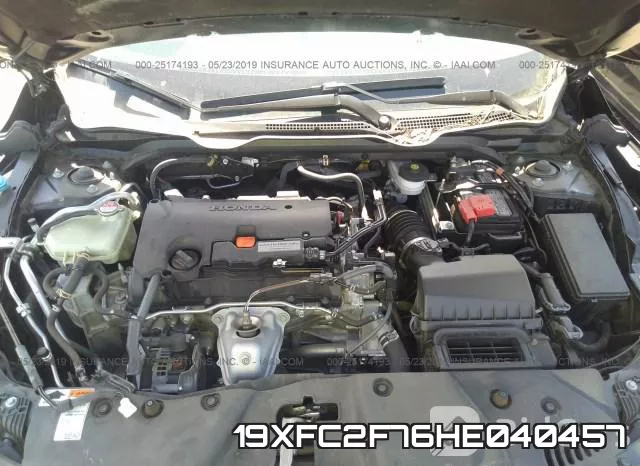 19XFC2F76HE040457 фото 2