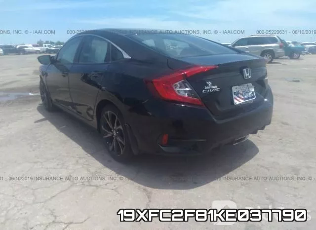 19XFC2F81KE037790 фото 4
