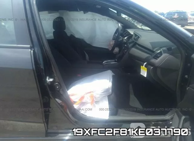 19XFC2F81KE037790 фото 6