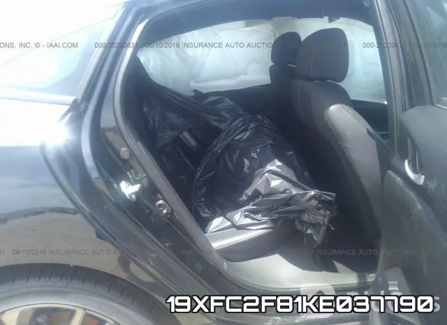 19XFC2F81KE037790 фото 9