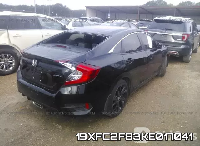19XFC2F83KE017041 фото 5