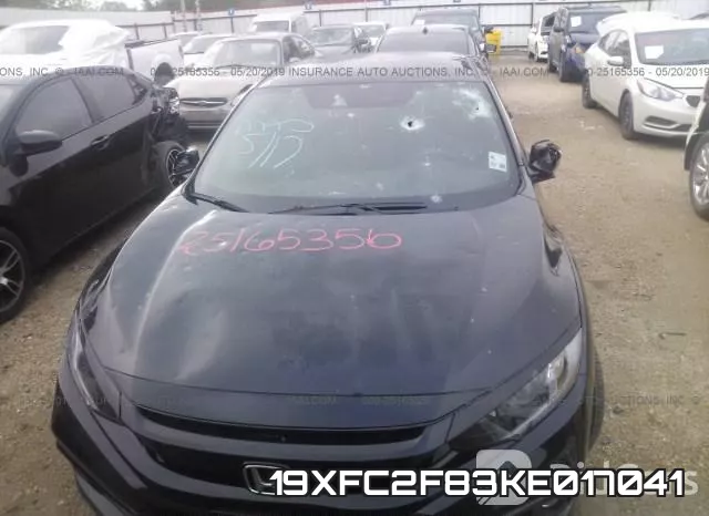 19XFC2F83KE017041 фото 7