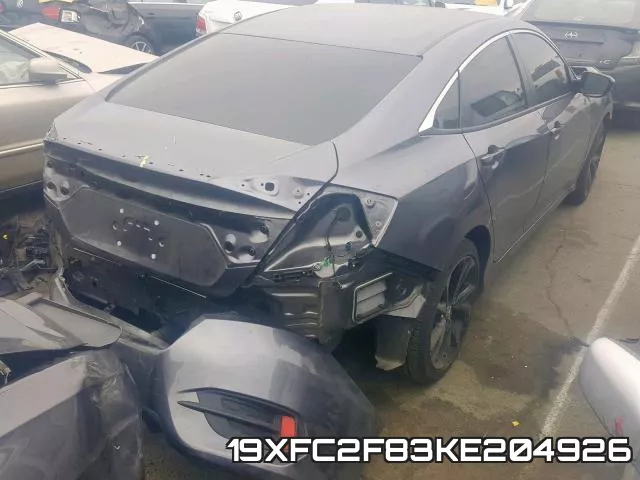 19XFC2F83KE204926 фото 5