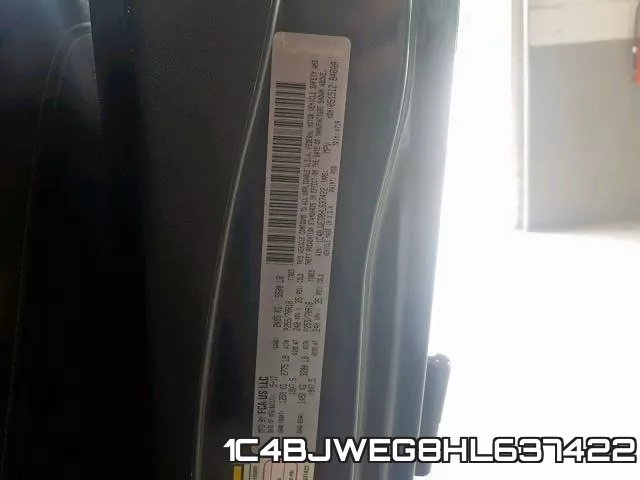 1C4BJWEG8HL637422 фото 2