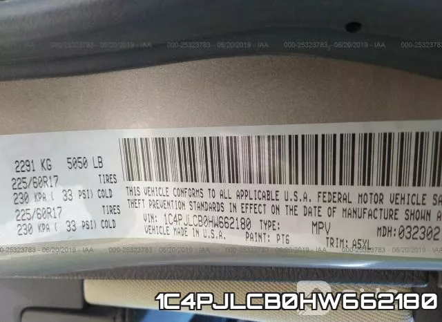 1C4PJLCB0HW662180 фото 10